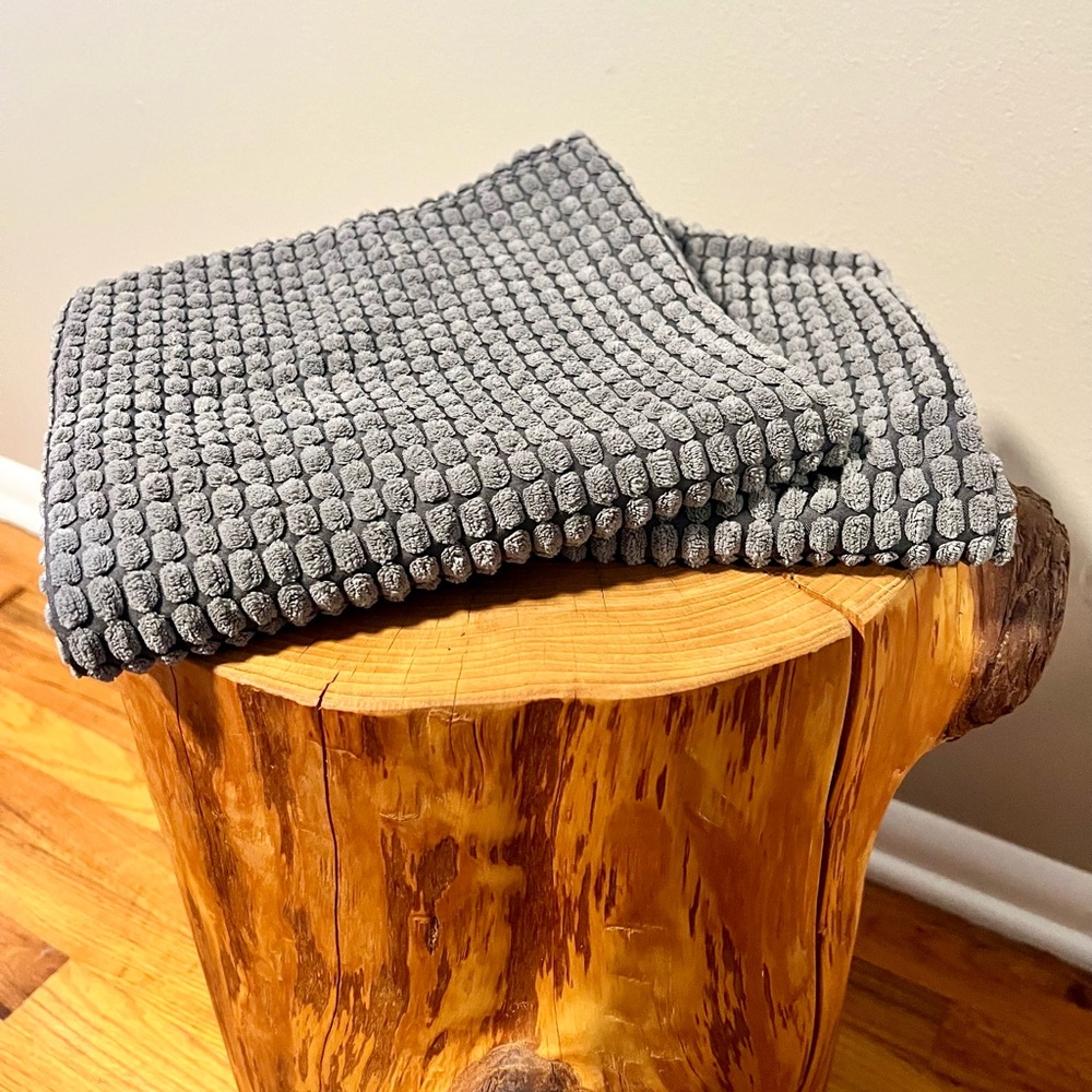 IKEA Gray 20x20 Textured Cushion Covers EUC (2 pieces)